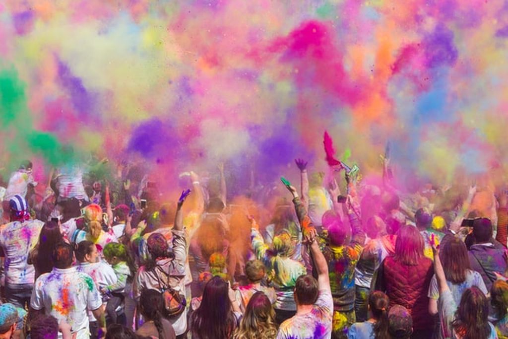 Holi celebration