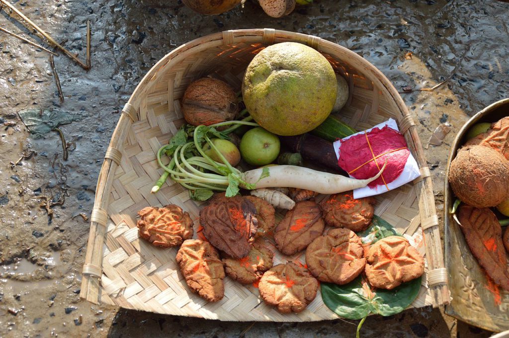 CHHTH PUJA DIVERSE ITEMS