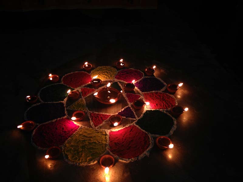 Rangoli Diwali-how is diwali celebrated