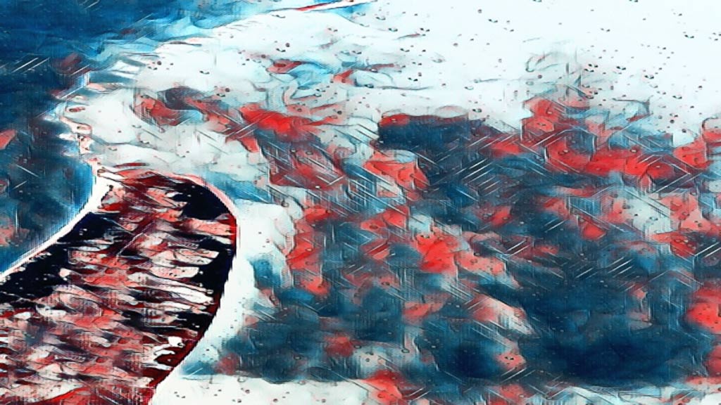 Artist Impression of Ram Setu