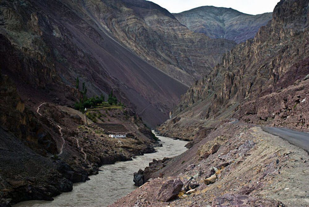New road India built in Ladakh