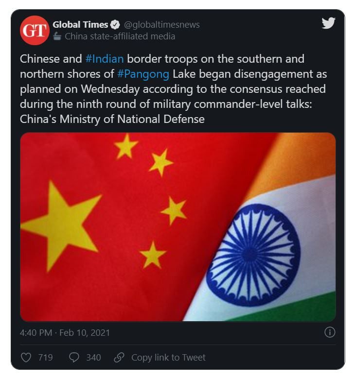 India and China have agreed to pull back troops