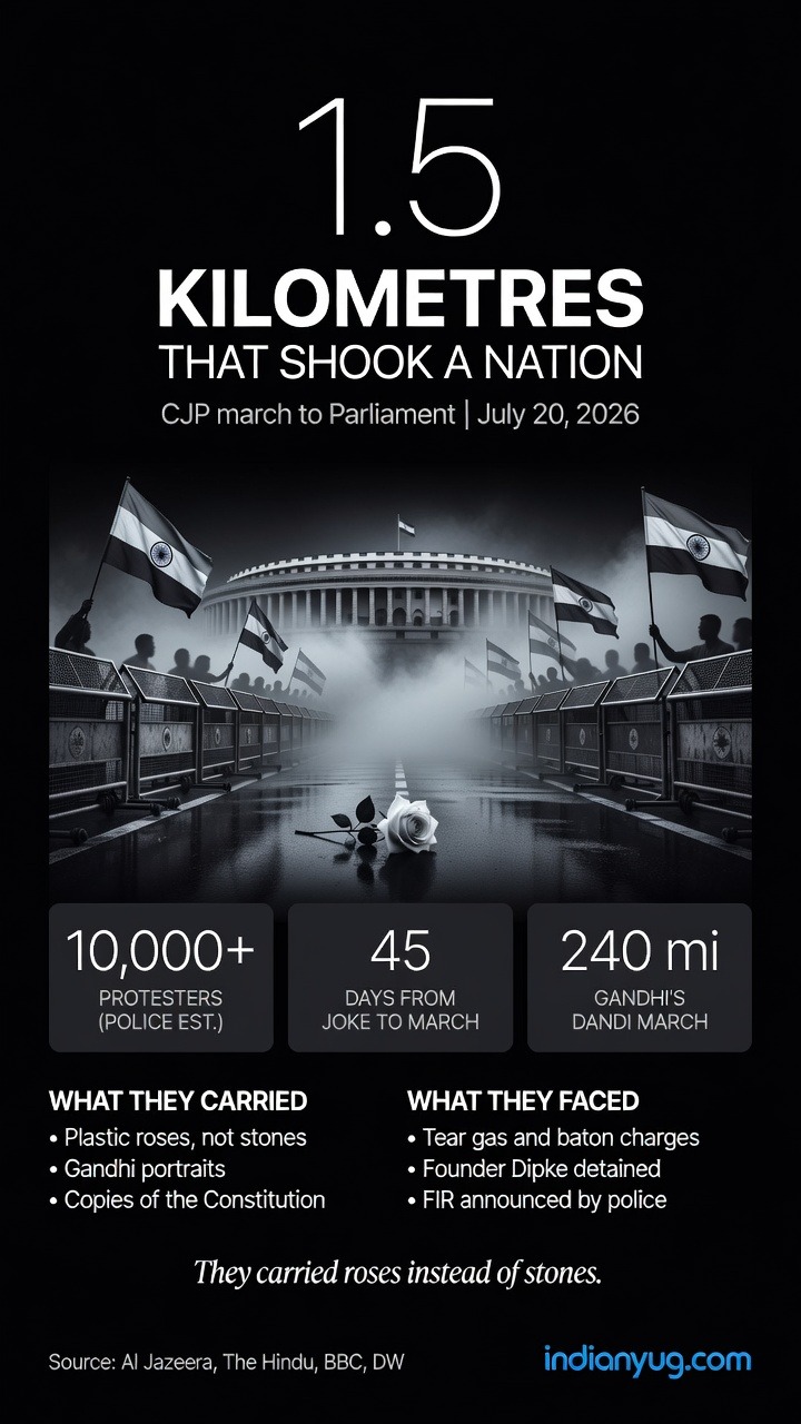 1.5 Kilometres That Shook a Nation infographic